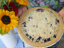Load image into Gallery viewer, Blueberry Patch Crumble Pie-PICK UP OR DELIVERY ONLY!