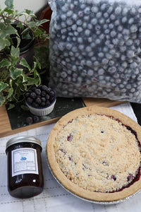 Subscription Package -(4lb Blueberries, Blueberry Pie & Blueberry Jam) (6 months) - Once Per Month